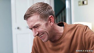 Cara Mella's straight hair xxx by Brazzers Exxtra