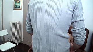 A Pretty 20-year-old Slut Gets Fucked by Two Strangers.