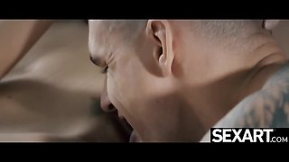 Witness Her Large Innate Titties Juggle As She Rails Her Paramours Boner (Stacy Cruz)