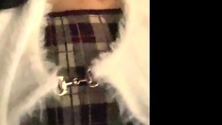 Asian small tit girl masturbating