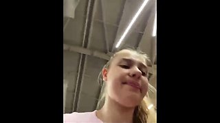 Gym Trainer Fucks Me Hard - Jucielussie1 Big Natural Tits Doggystyle Public Sex