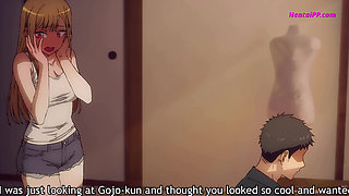In the Hotel Room - She Bends Over the Bed, Gojou Slides In, Pumps Her Till Creampie