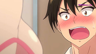 Hentai Anime Schoolgirl Caught in Library & Intense Public Encounter