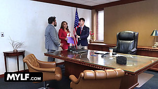 Powerful Politician Monica Minx Uses Her Assistant to Get What She Really Wants