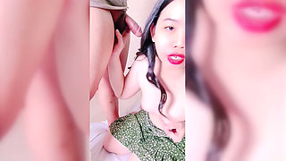 Video of a Virgin Blowjob Fucking Her Employer