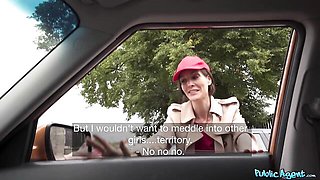 Outdoor doggy style fuck with a long-legged brunette Mia Moone