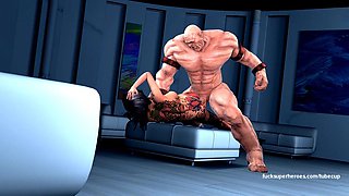 Juggernut and the breasty slut