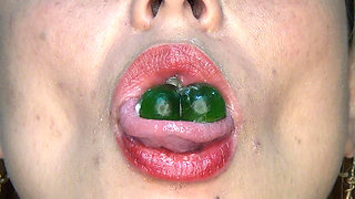 Swallowing Jelly in the Shape of Penises