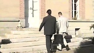 Amateur Threesome Hottie Brunette Blowjob