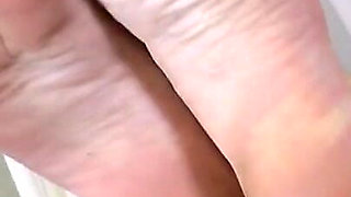 Blonde Stunner Cadence Lux's First Footjob!