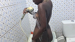 Solo Small Stepmom Masturbate Her Perfect Pussy in Bathroom