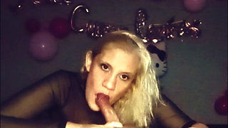 03 Hot Mature Woman Sucking in a Gloryhole Booth - Marian