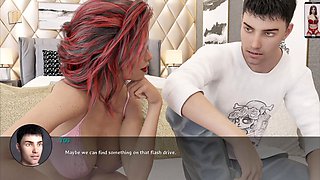 First-time reunion with a busty beauty and a big ass