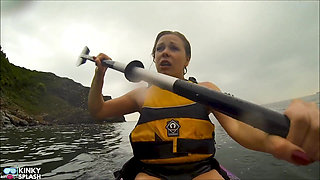 Open Water Kayak Disaster for Non Swimmer - Saved by Lifejacket