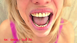 French MILF Serves Guy. Licking Balls&Ass. Sucking a Dick. Piss in Mouth&Glass. Funny Blowjob. Face Slap.