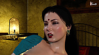 The Village Head Fucked a Sexy Widow Hard Without a Condom