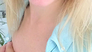 Hot Stepsister Tease Me and Allows Me to Cum in Her Panties Before Date with Her Boyfriend