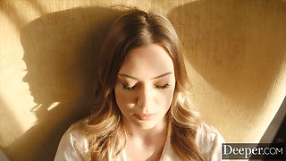 Naughty Avery Cristy Spanked and Disciplined by Lesbian Stranger