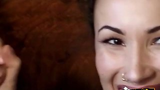Europeans gang bang the African maid: Doggy, Hardcore  Interracial Porn