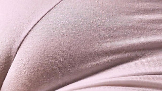 White Panties Camel Toe Close up Tease