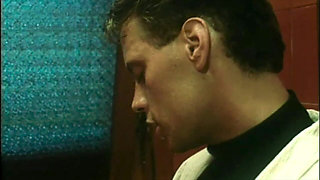 Marina Lotar Gets Pounded in the Bathroom by Rocco Siffredi, with a Final Money Shot to the Face.