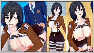 Erotic encounter with a well-endowed titan