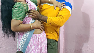 Real Homemade Visiting Son in Law Hardcore Session with Beautiful Hot Desi Mother in Law