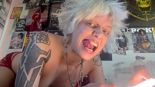 Mouth Tour Goth Girl No Makeup