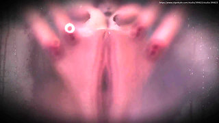 B029 Trapped in the Floor, the Slave Bathes the Queen. POV Objectification, Anal Licking, Foot Licking, and Vaginal Licking Rimm