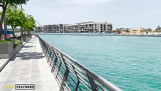 Very Risky Outdoor Masturbation