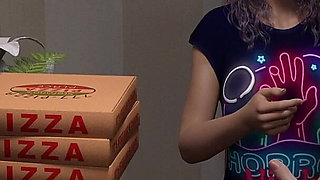 Cuckold MILF Lets Stepson Finger Her While Watching a Movie, Then Sucks His Cock Behind Husband’s Back - Part 1