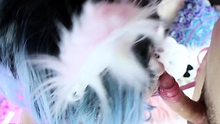 Teasing edged handjob blowjob cumshot compilation pov part 2