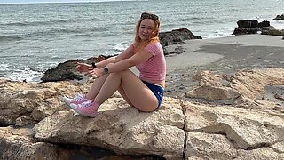 Enjoying Dark Sand Playa, Collecting Shells