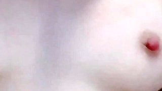 Nice-looking Nikki's natural tits smut