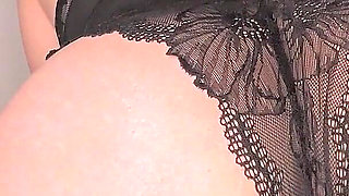 Bedtime Farts in Black Lingerie
