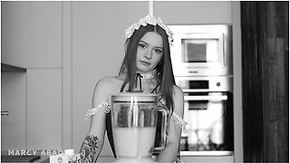 Fucked Slutty Maid And Fed Her Cum